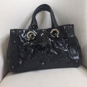 Bally Italian Black Patent Leather bag